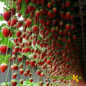 Клубника ампельная Анастасия купить по цене от 370р. в интернет-магазине «Посадика» с доставкой почтой в в Новосибирске и по всей России – [изображение №1].